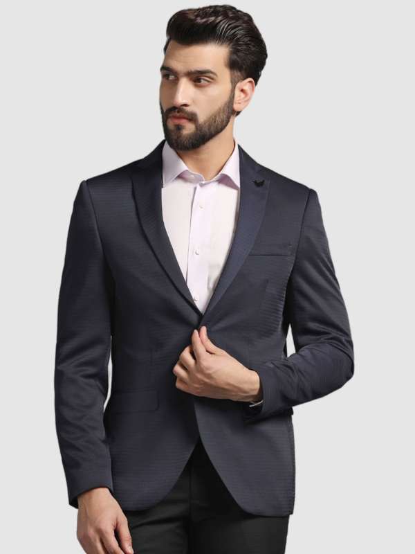 Buy Blackberrys Navy Blue Blazers online in India