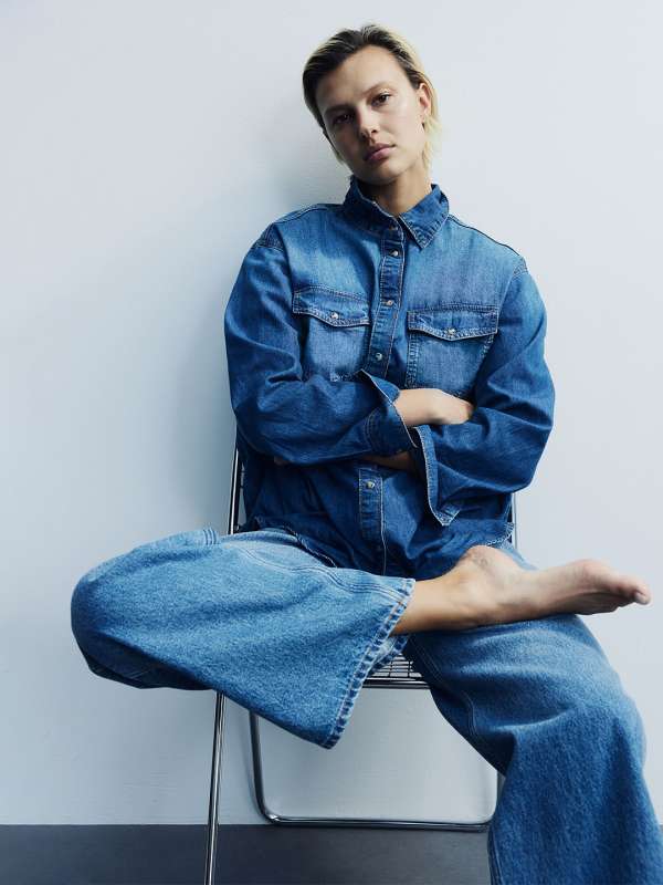 Buy jeans shirt online sales
