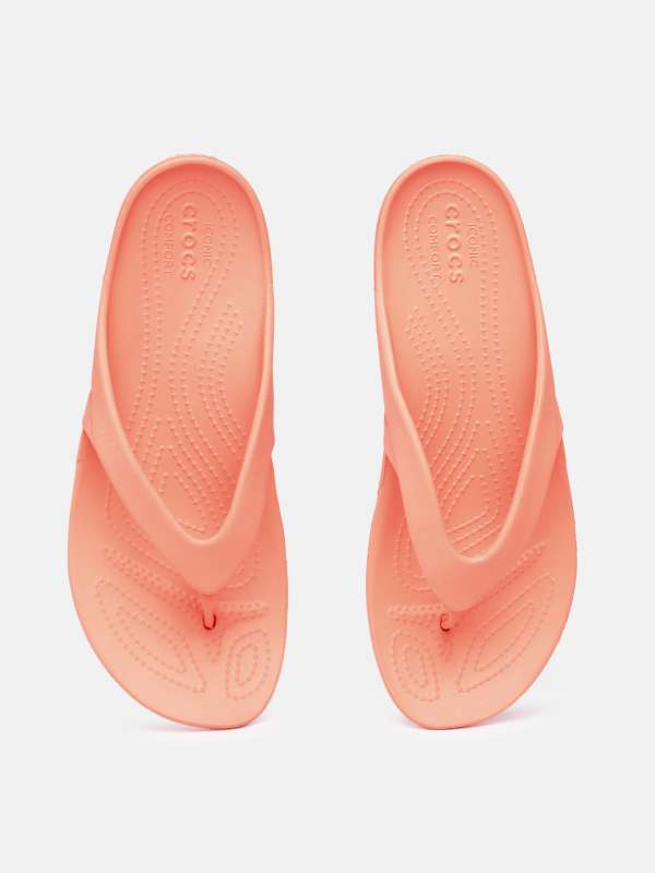 Orange crocs women shop
