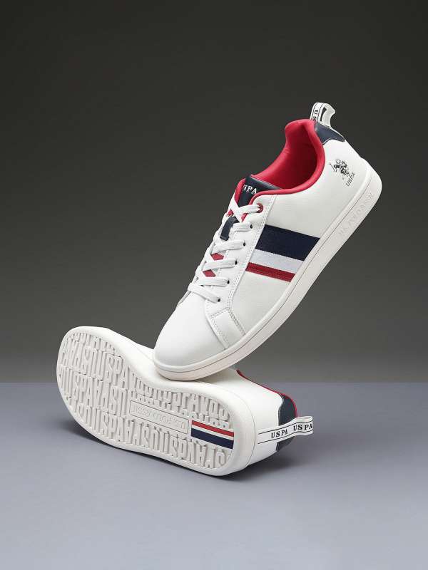 White Striped Sneakers Buy White Striped Sneakers online in India