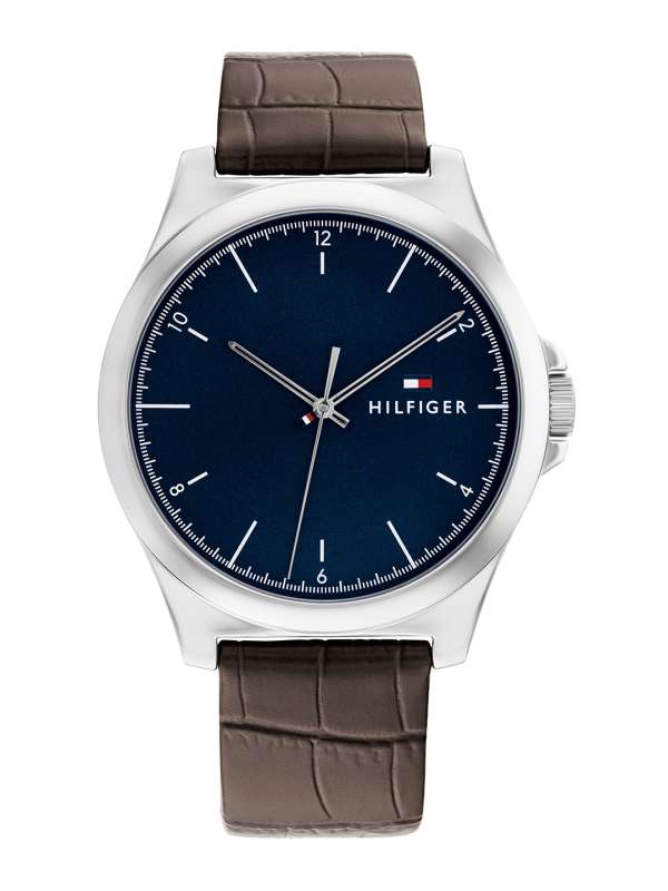 Leather strap watch tommy hilfiger shop