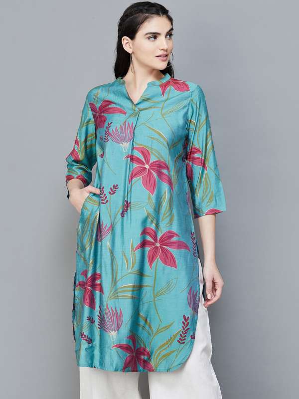 Melange long kurtis top