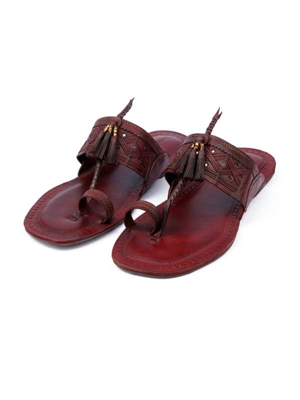 Myntra kolhapuri chappals shop