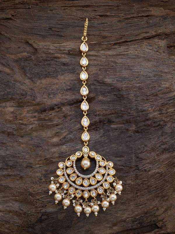 Gold Copper Maang Tikka Buy Gold Copper Maang Tikka online in India