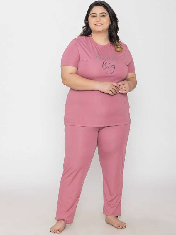 Plus size deals night suits online