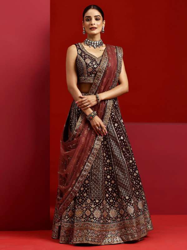 Lehenga choli hot sale myntra