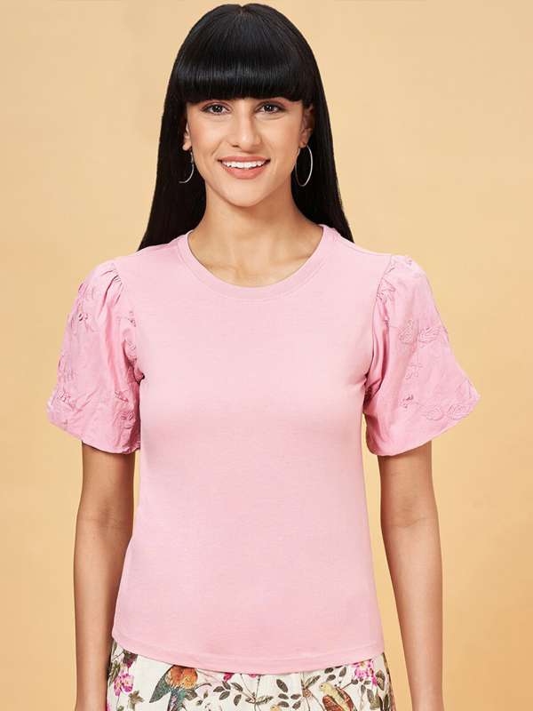 Buy Honey by Pantaloons Pink Comfort Fit Top for Women Online @ Tata CLiQ