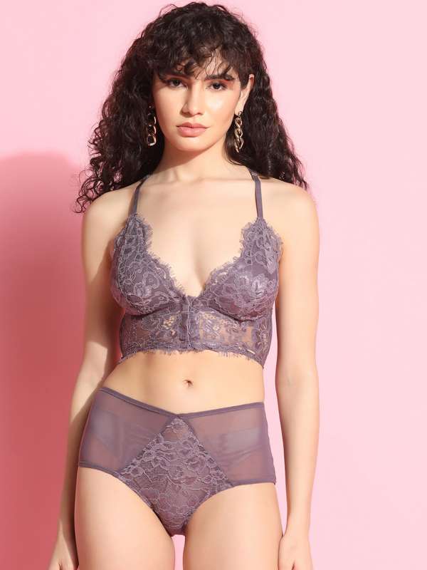 Buy LACY-SASSY WHITE 7PC LINGERIE SET for Women Online in India