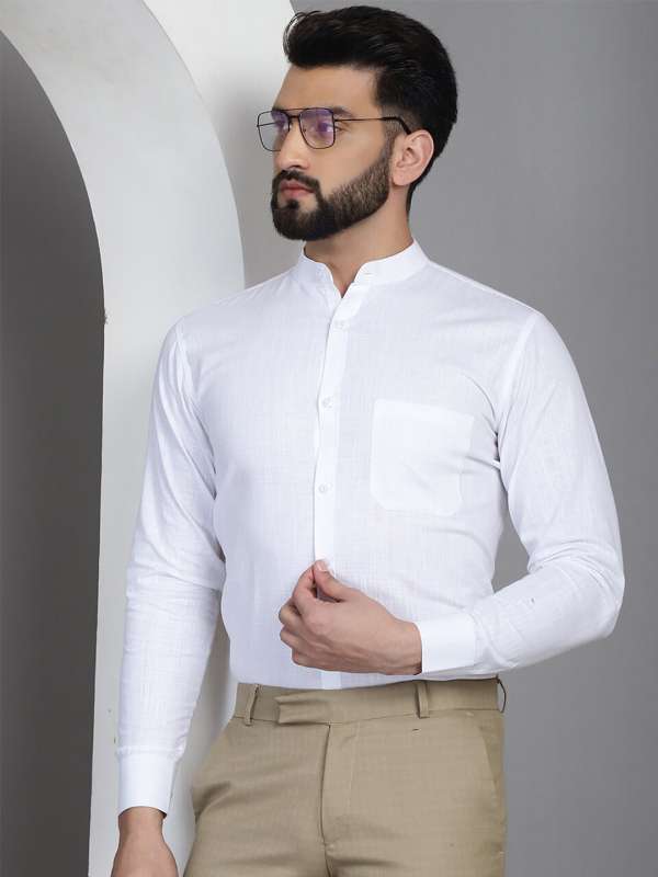 Chinese Collar Men Formal Shirts Buy Chinese Collar Men Formal Shirts online in India