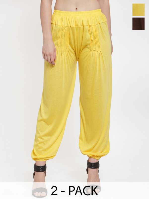 Buy Casual Corduroy Harem Pants, Women's Tapered Pants, Elastic Waist  Corduroy Pants, Womens Oversized Trousers, Women's Baggy Pants C1814 Online  in India 