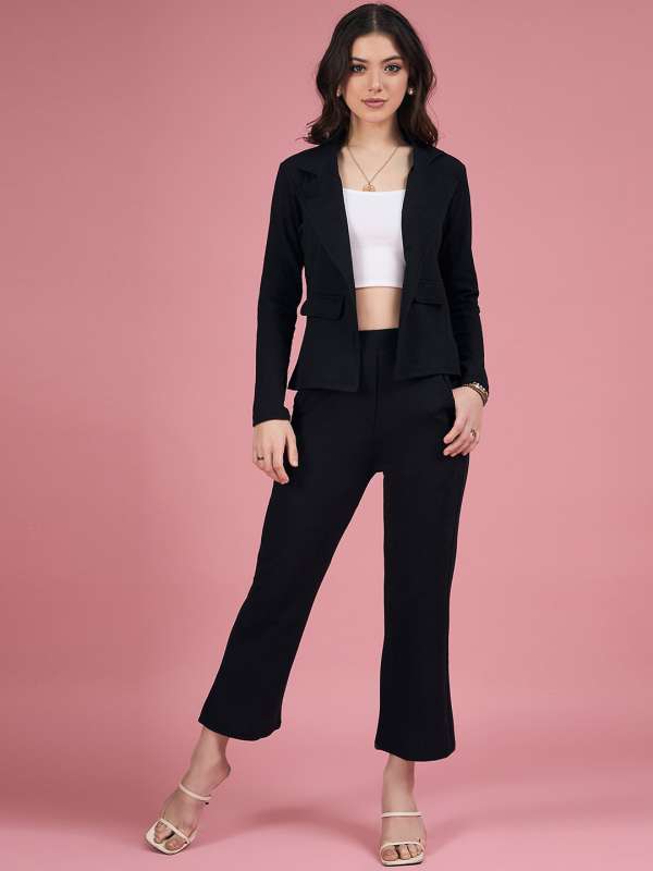 Three Piece Set Formal Suit Office/Formal/Business Wear 2023 New Plus Size  Loose Suit Women Blazer Set /Coat + Vest + Pants Suit Korean-Style  Loose-Fit Multi Color Comfort
