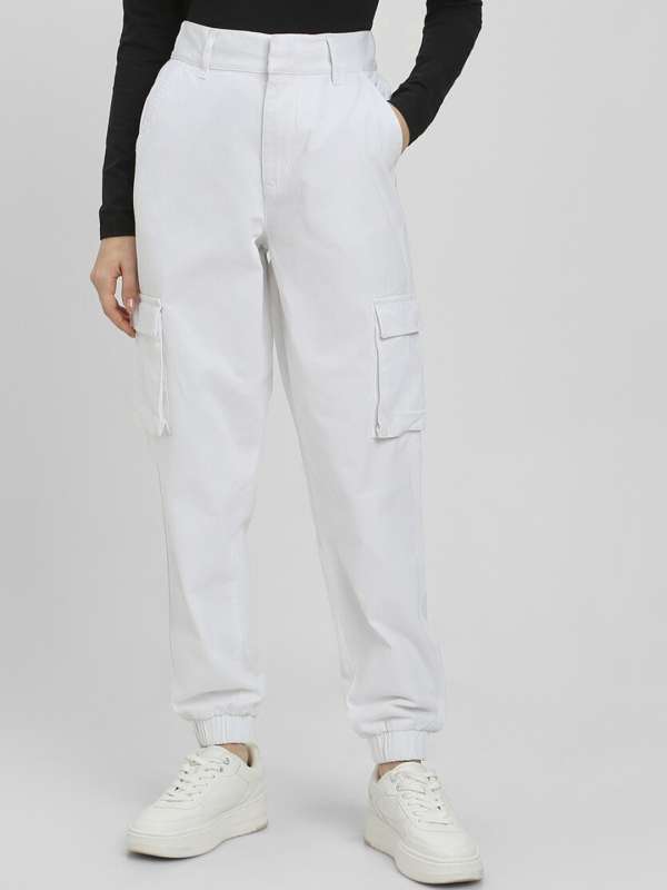 White Forever 21 Trousers Buy White Forever 21 Trousers online in India