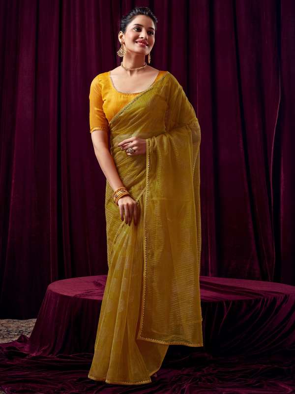 Net Dulhan Saree Buy Net Dulhan Saree online in India