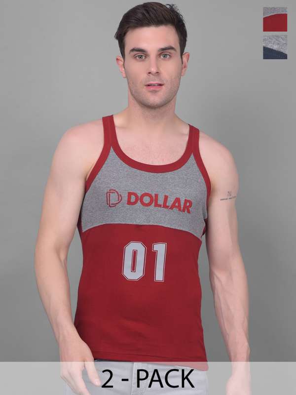 Buy Dollar Bigboss Men's Black Pack of 3 Vest  (8905203196951_MBVE-07-R2-BLK-PO3-S) at