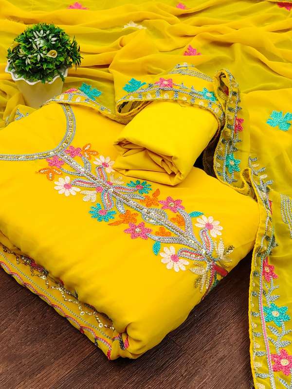 Georgette churidar dress material online shop