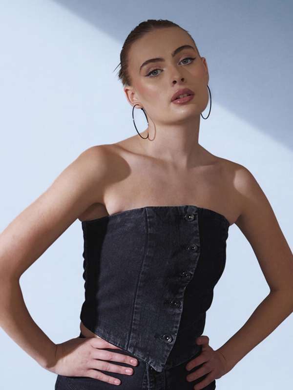 Pepe Jeans Bustier - navy/blue 