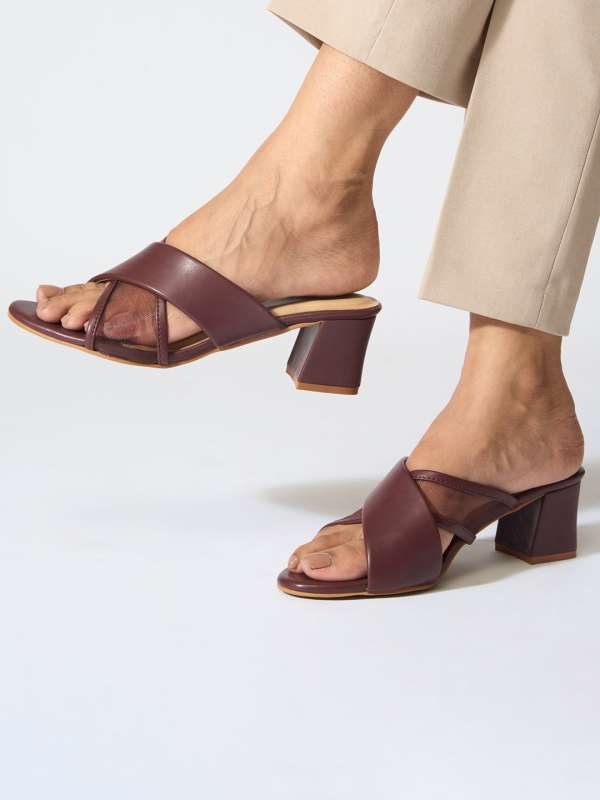 Maroon heels hot sale