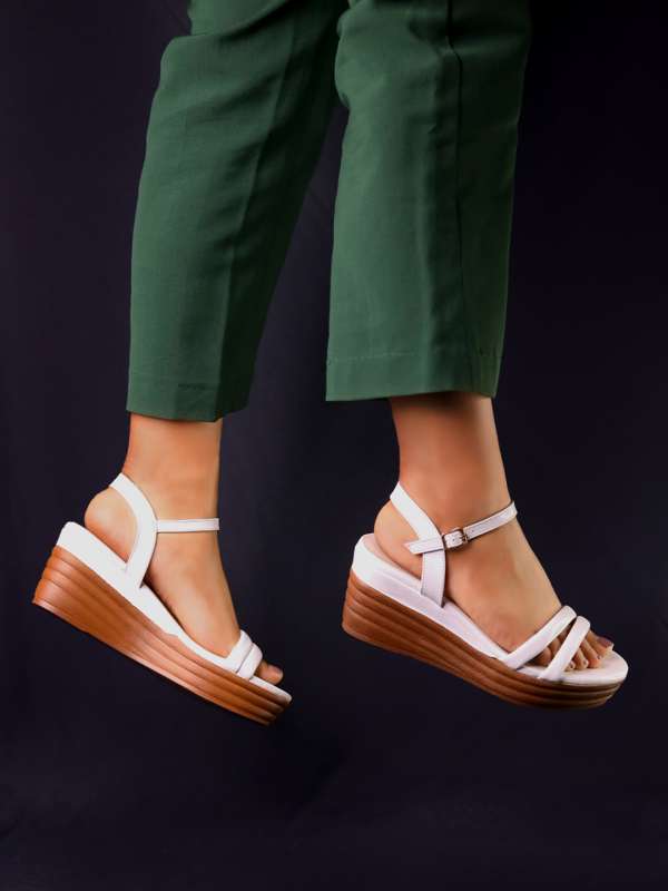 Green Off White Women Shoes Wedges Buy Green Off White Women Shoes Wedges online in India
