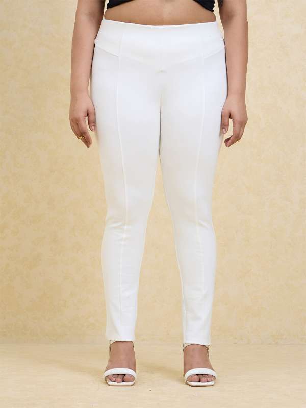 White skinny jeggings discount