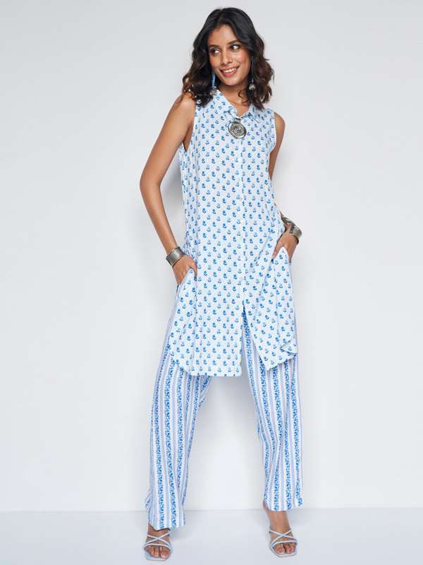 Global desi white kurti store