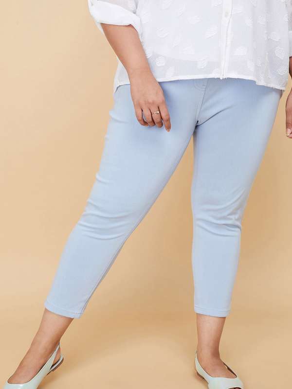 Buy STOP by Shoppers Solid Nr Roma Skinny Fit Womens Treggings