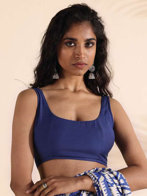 myntra blouse for saree