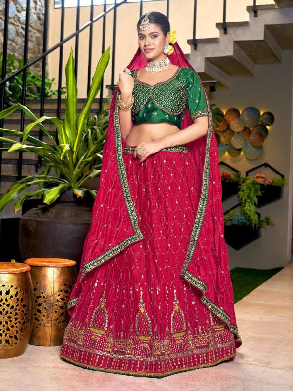 Lehenga choli saree style online