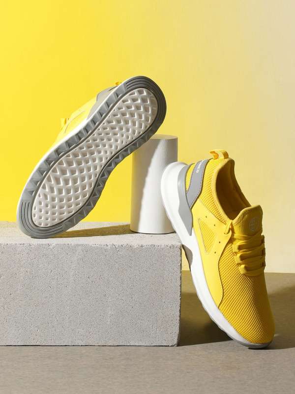 Yellow Sneakers Buy Trendy Yellow Sneakers Online in India Myntra