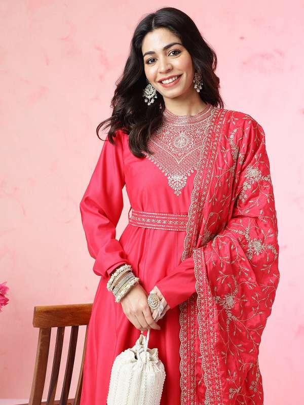 Women Long Sleeve Churidar Kurtas Buy Women Long Sleeve Churidar Kurtas online in India