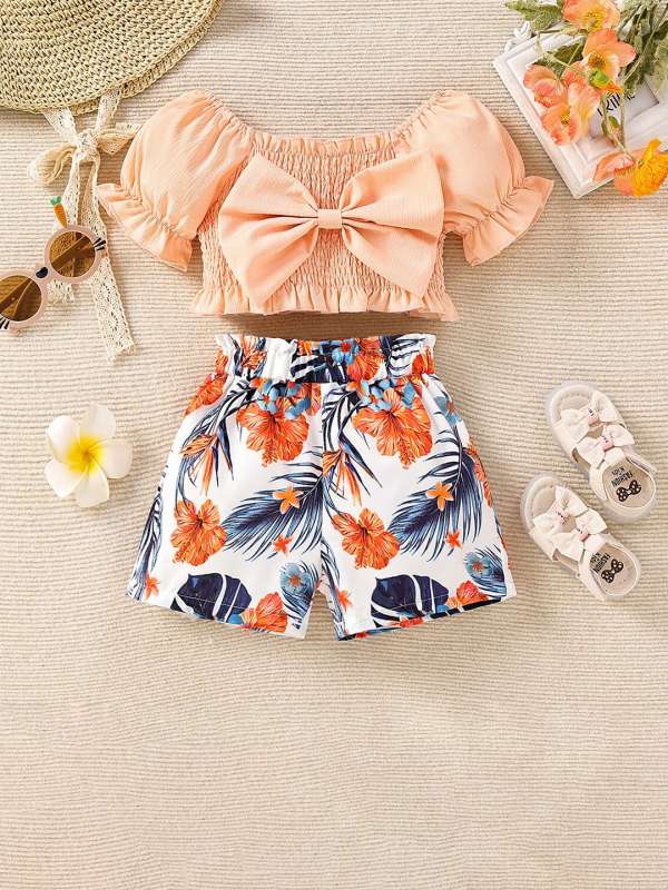 Shorts and top for girl discount