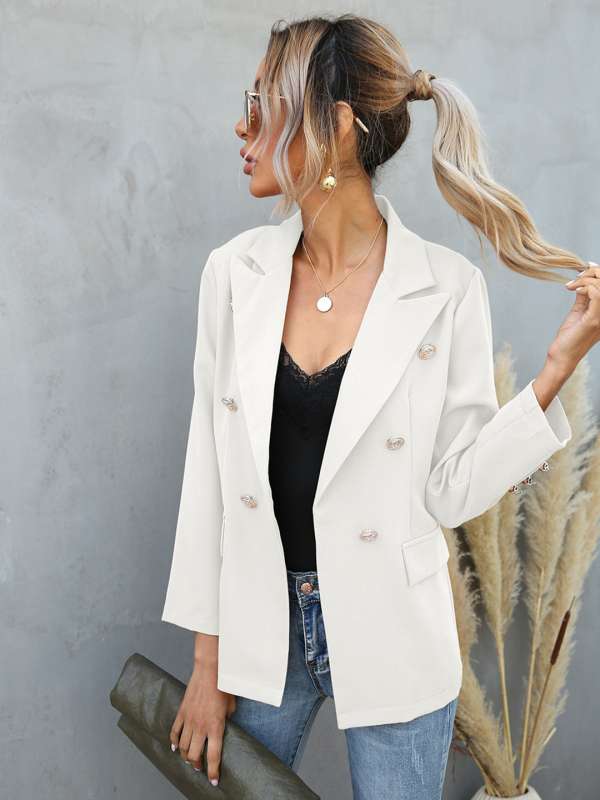Off white blazer with jeans new arrivals