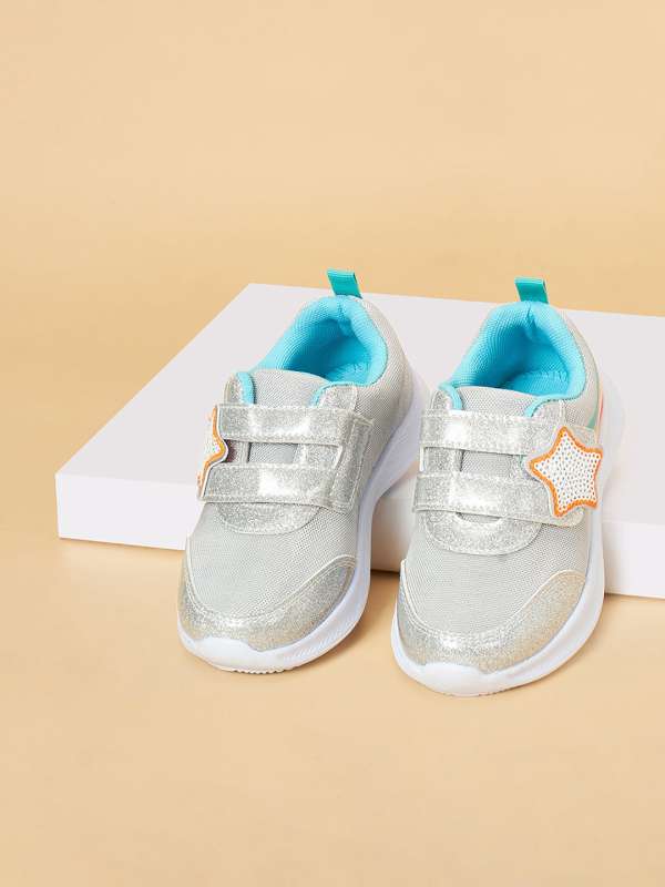 Silver shoes for kids hotsell