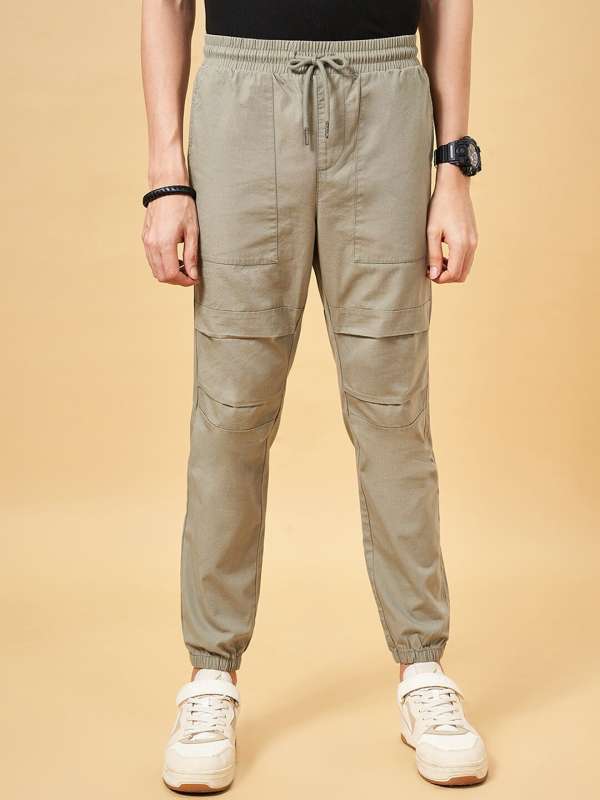 People Olive Trousers Buy People Olive Trousers online in India