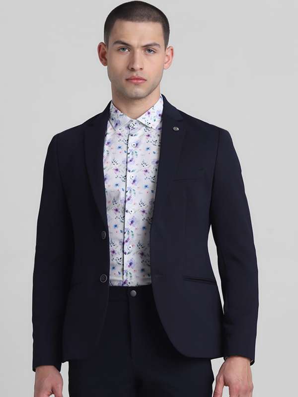 Jack And Jones Navy Blue Blazers Buy Jack And Jones Navy Blue Blazers online in India