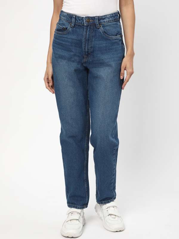 Kmart Mum Jeans-Mid Wash Size: 16