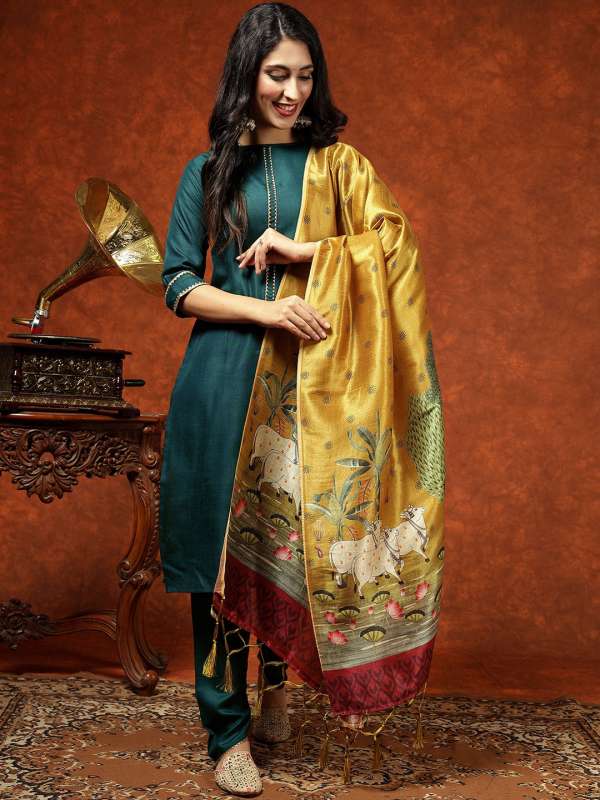 Punjabi suit design boat neck top