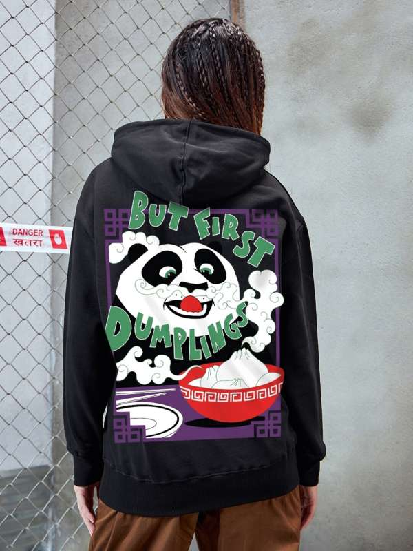 Panda hoodie myntra online
