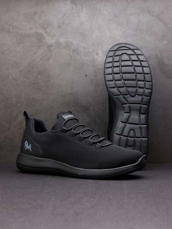 Men's Black Comfort Sneakers