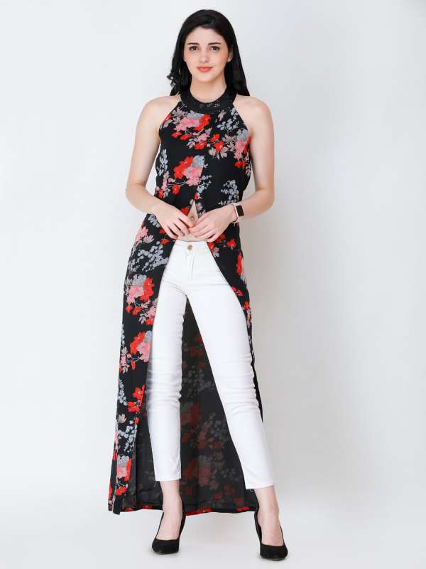 Maxi tops with front slits shop
