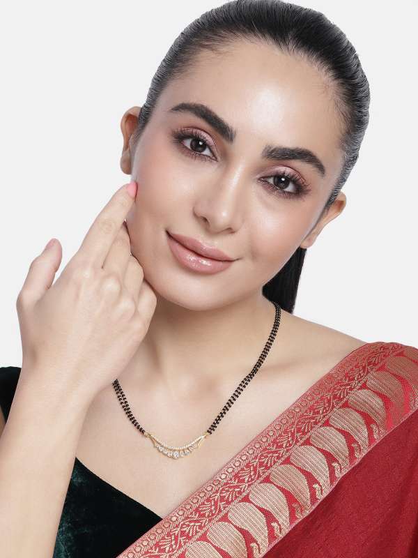 Tanishq Diamond S Mangalsutra Tanmaniya Buy Tanishq Diamond S Mangalsutra Tanmaniya online in India