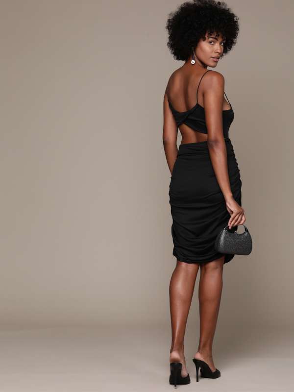 Bebe black dress clearance