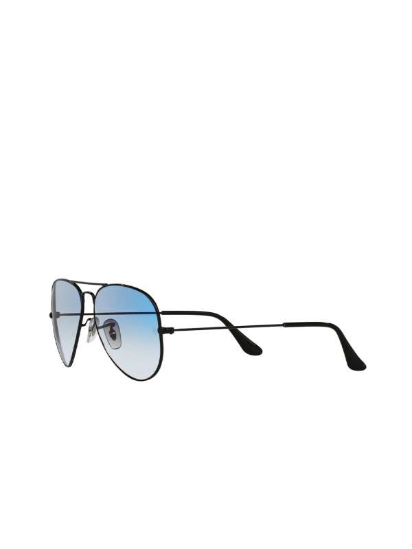 Ray ban cheap rimless aviator blue