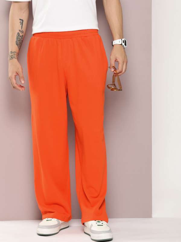 Mens orange track pants 2025