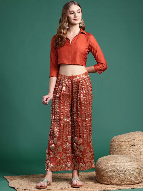 Plazo With Top Buy Plazo With Tops for Women Online Myntra