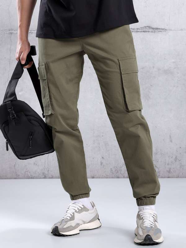 Men Tapered Fit Track Pants Trousers Trouserstrousers Buy Men