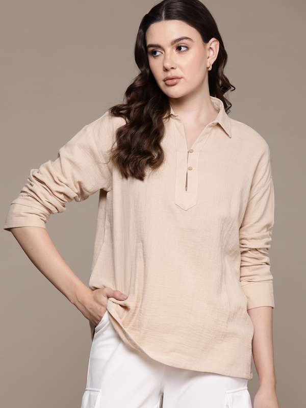 myntra ladies shirts