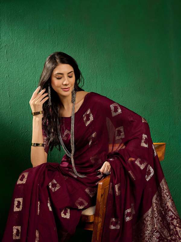Banarasi saree on myntra deals