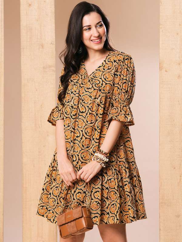 Floral print dresses jabong sale