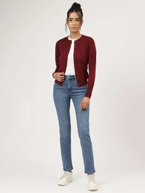 Marks and spencer red cardigan clearance