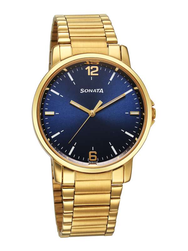 Sonata watch blue online